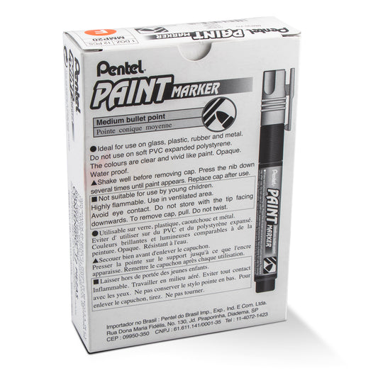 Paint Markers, Medium Bullet Point, Orange Ink (MMP20-F)