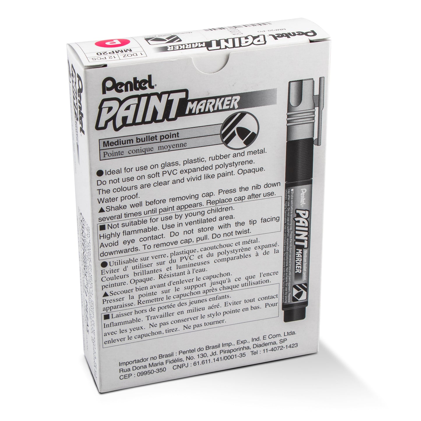 Paint Markers, Medium Bullet Point, Pink Ink (MMP20-P)