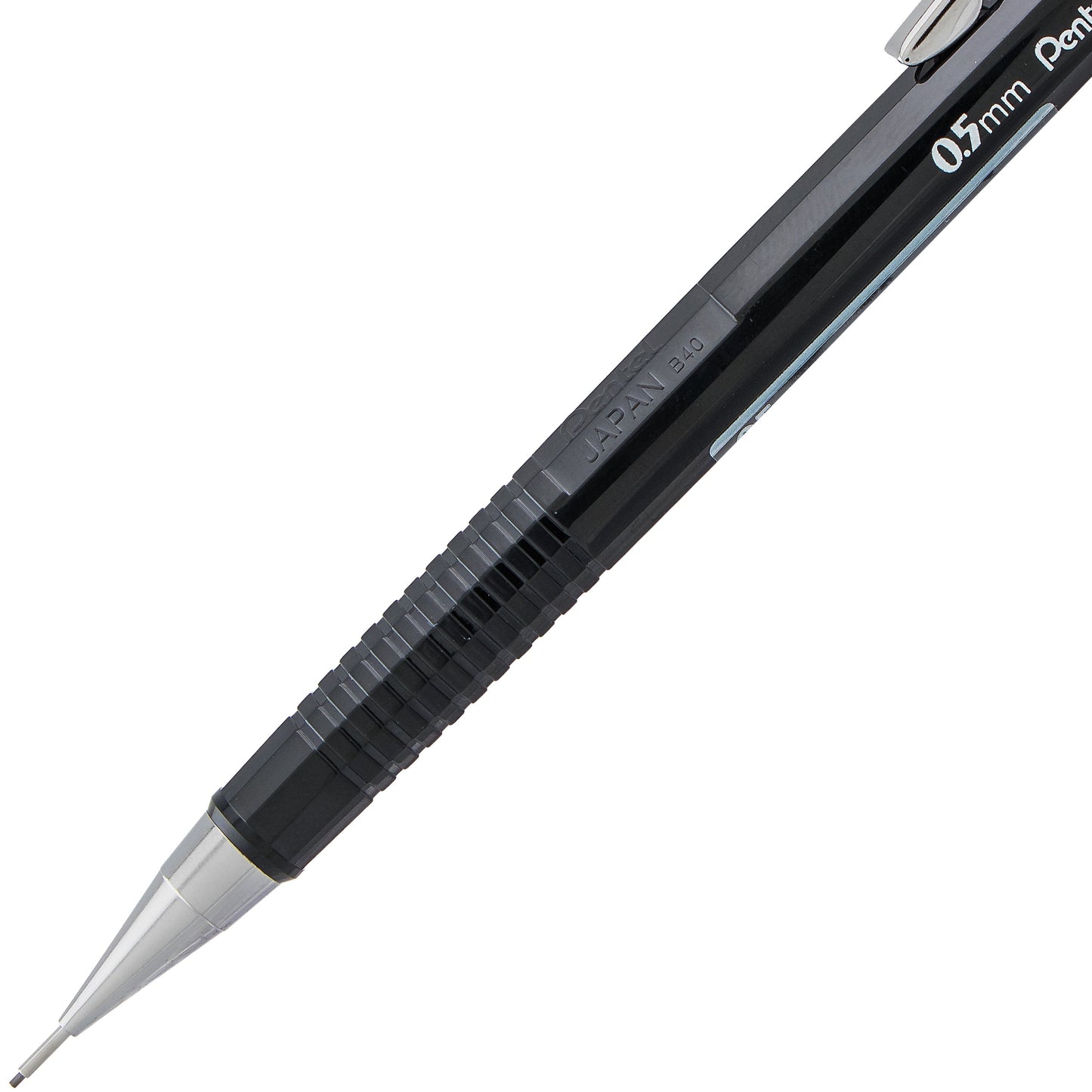 Pentel Sharp Mechanical Pencil (0.5mm), Black Barrel (P205A), 48 Dozen