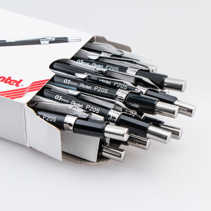Pentel Sharp Mechanical Pencil (0.5mm), Black Barrel (P205A), 48 Dozen