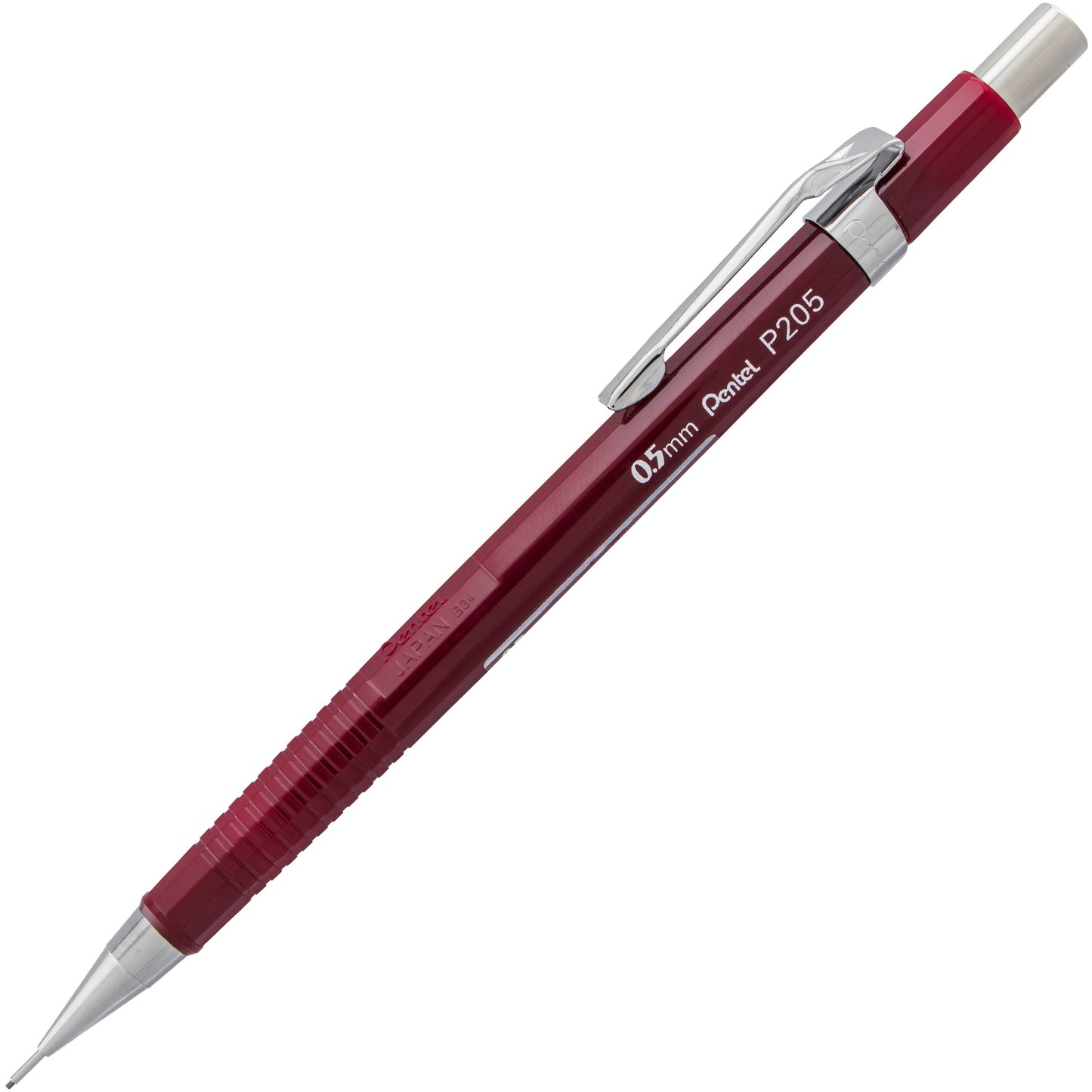 Pentel Sharp Mechanical Pencil (0.5mm), Red Barrel (P205B), 48 Dozen