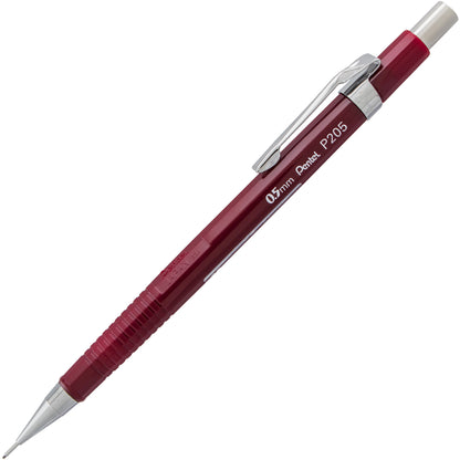 Pentel Sharp Mechanical Pencil (0.5mm), Red Barrel (P205B), 48 Dozen