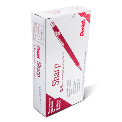 Pentel Sharp Mechanical Pencil (0.5mm), Red Barrel (P205B), 48 Dozen