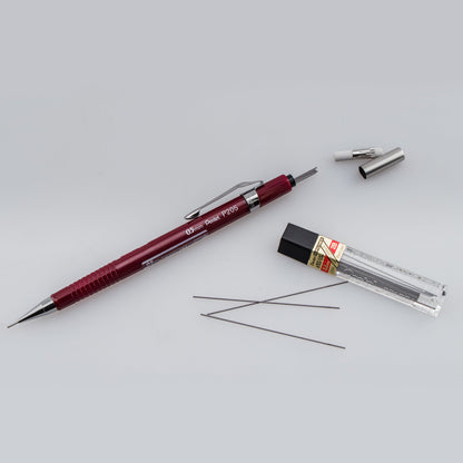 Pentel Sharp Mechanical Pencil (0.5mm), Red Barrel (P205B), 48 Dozen