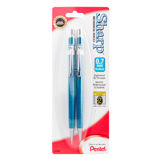 Pentel Sharp Mechanical Pencil (0.7mm) 2-Pk (P207BP2-K6), 144 Each