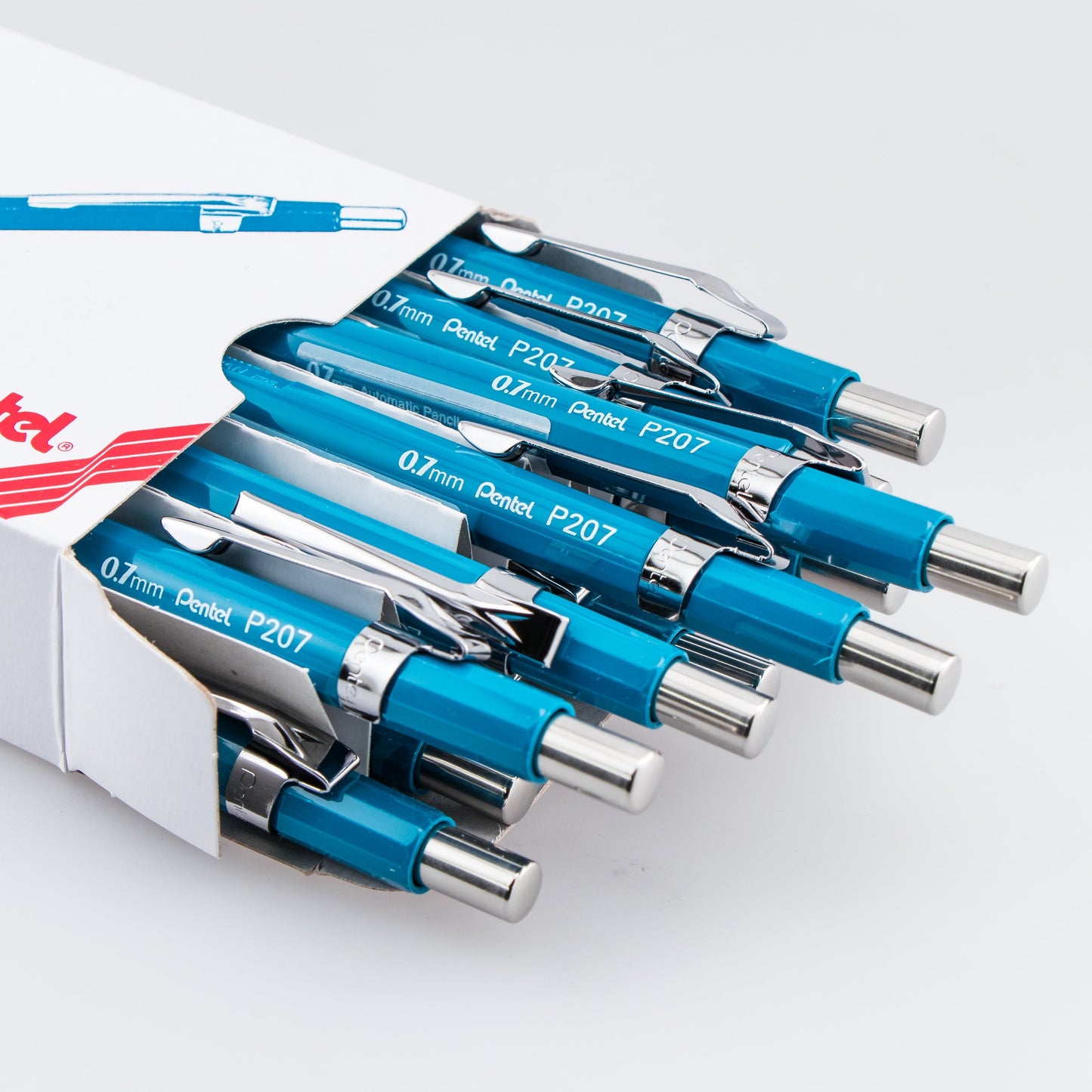 Pentel Sharp Mechanical Pencil (0.7mm), Blue Barrel (P207C)