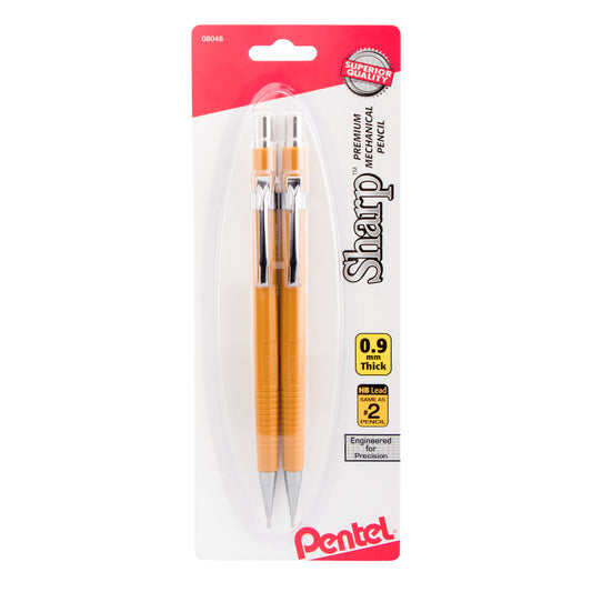 Sharp Mechanical Pencil (0.9mm) 2-Pk (P209BP2-K6)
