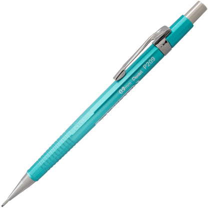 Pentel Sharp Mechanical Pencil, (0.9mm), Metallic Bluish Green Barrel (P209MK)