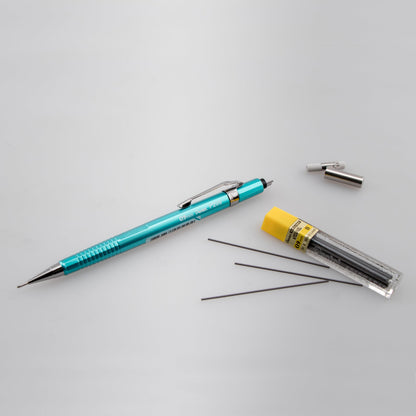 Pentel Sharp Mechanical Pencil, (0.9mm), Metallic Bluish Green Barrel (P209MK)