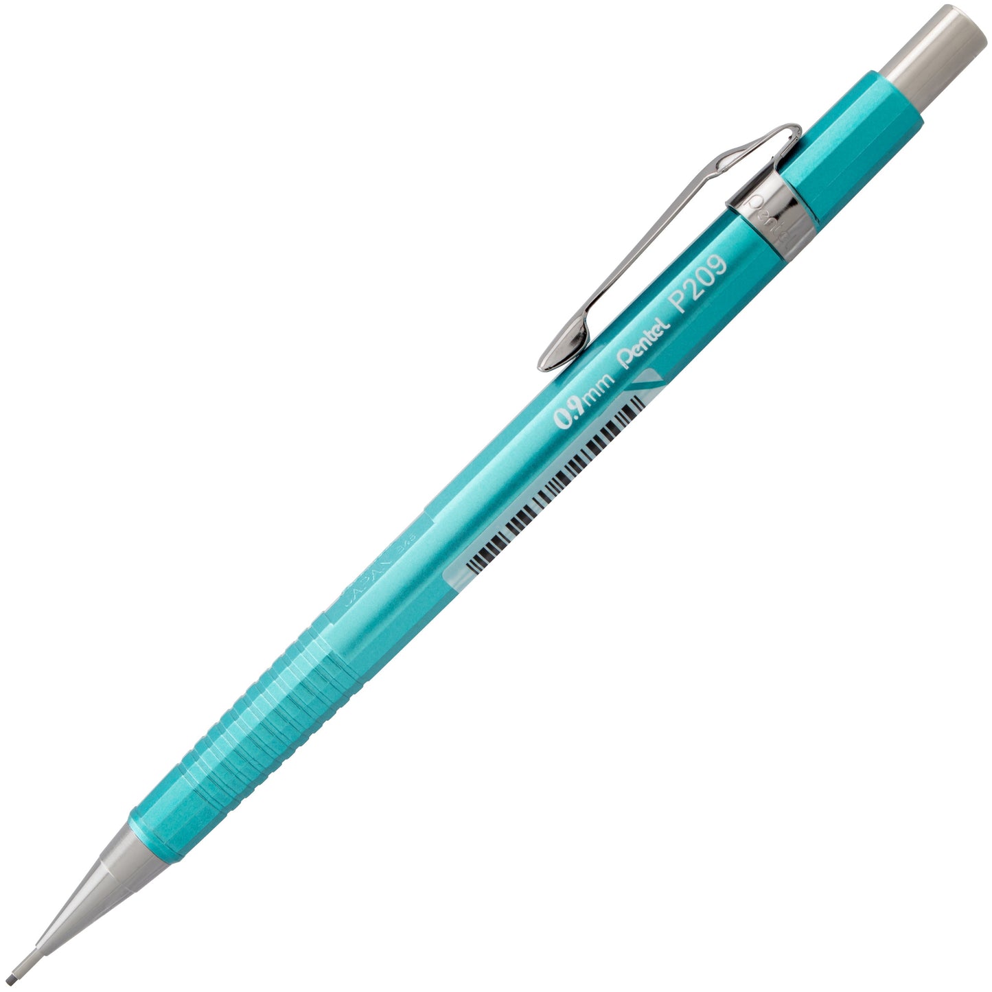 Pentel Sharp Mechanical Pencil, (0.9mm), Metallic Bluish Green Barrel (P209MK)