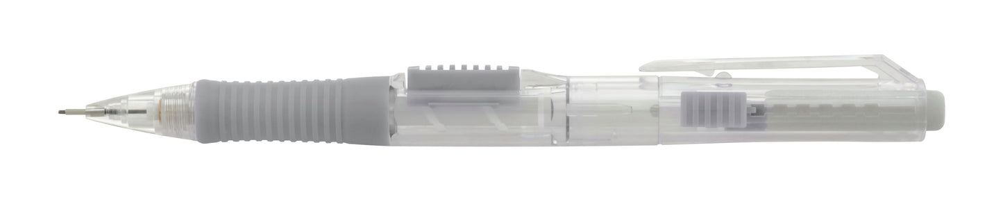 QUICK CLICK Mechanical Pencil (0.5mm), Gray Barrel (PD215N)