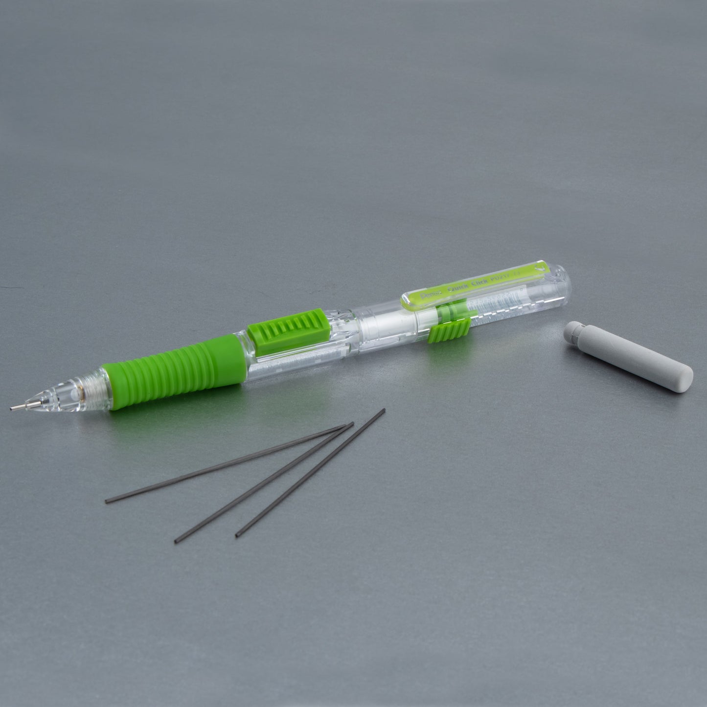 QUICK CLICK Mechanical Pencil (0.7mm), Green Barrel (PD217D)