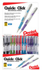 QUICK CLICK Mechanical Pencil (0.7mm), Medium, Open Stock Display - 96 Pieces (PD217M-96)