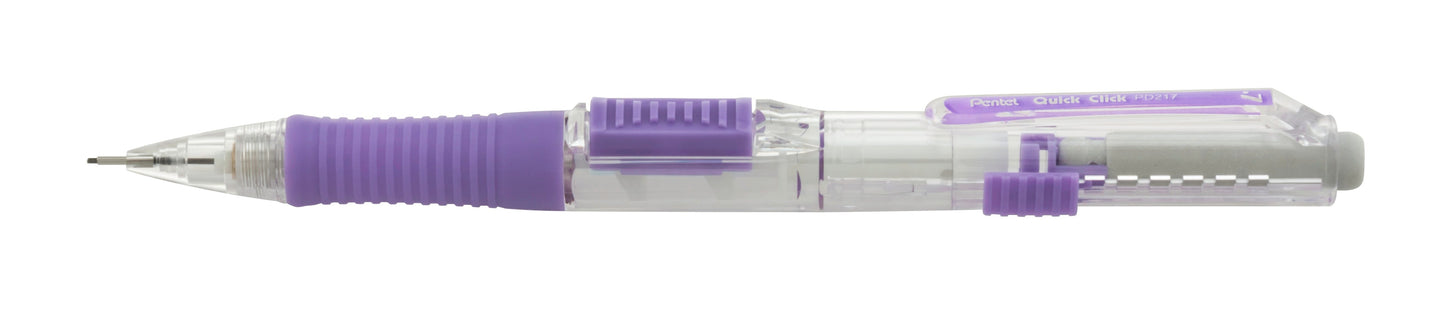 QUICK CLICK Mechanical Pencil (0.7mm), Violet Barrel (PD217V)