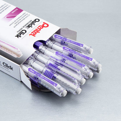 QUICK CLICK Mechanical Pencil (0.7mm), Violet Barrel (PD217V)