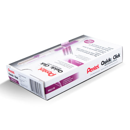 QUICK CLICK Mechanical Pencil (0.7mm), Violet Barrel (PD217V)