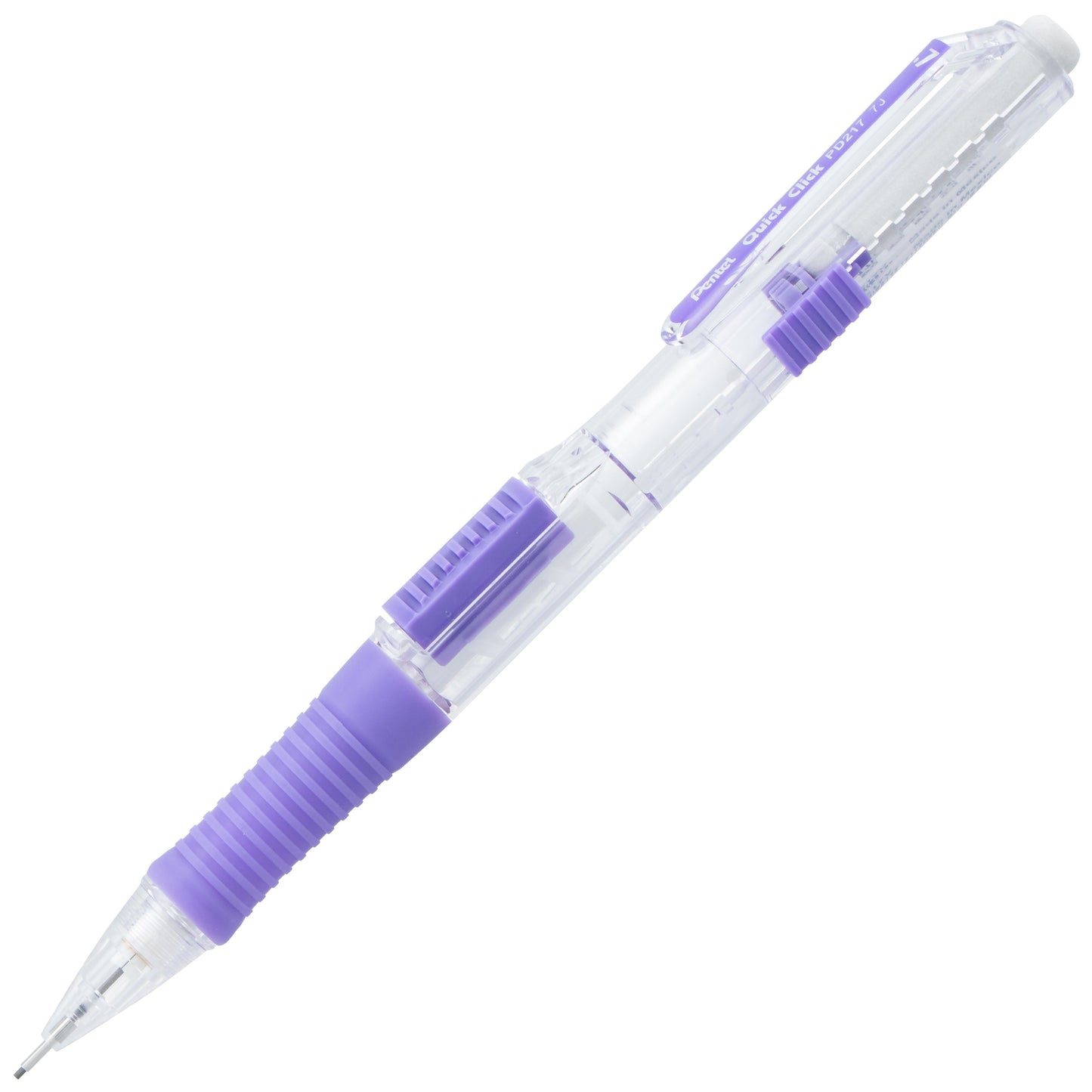 QUICK CLICK Mechanical Pencil (0.7mm), Violet Barrel (PD217V)