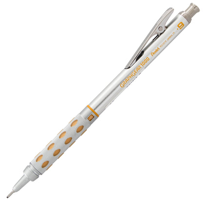 GraphGear 1000 Automatic Drafting Pencil (0.9mm), Yellow Accents (PG1019G)