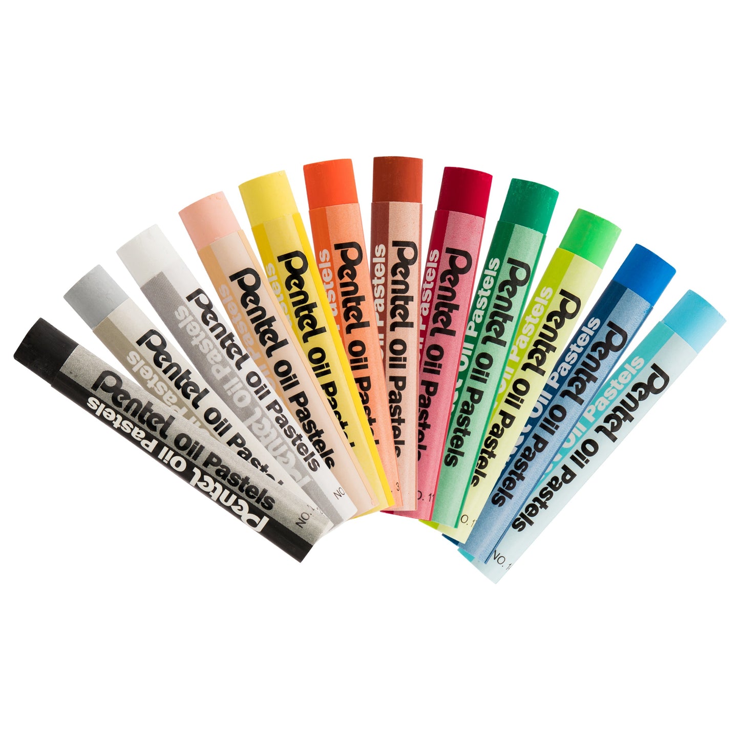 Pentel Arts Oil Pastels - 12 Color Set (PHN-12)