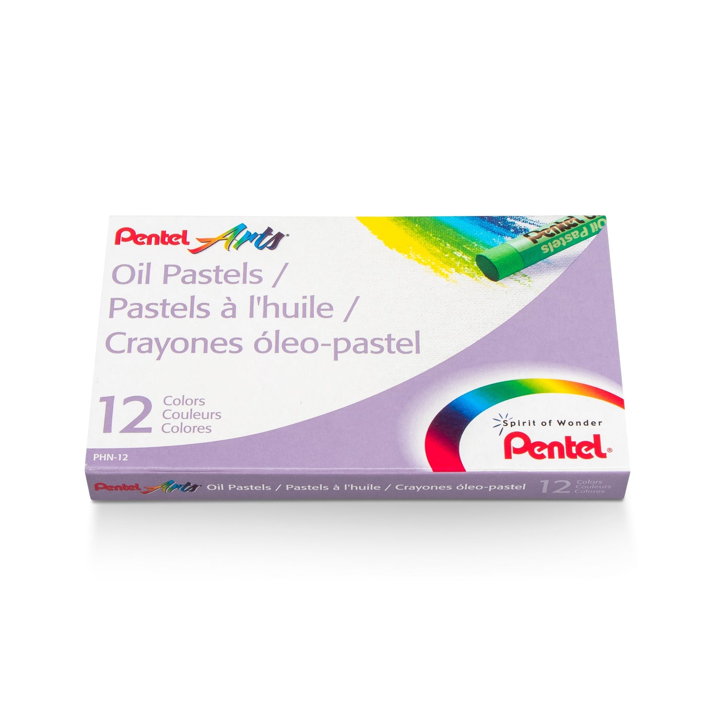 Pentel Arts Oil Pastels - 12 Color Set (PHN-12)