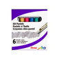 Pentel Arts Metallic Oil Pastels (PHN-M6)