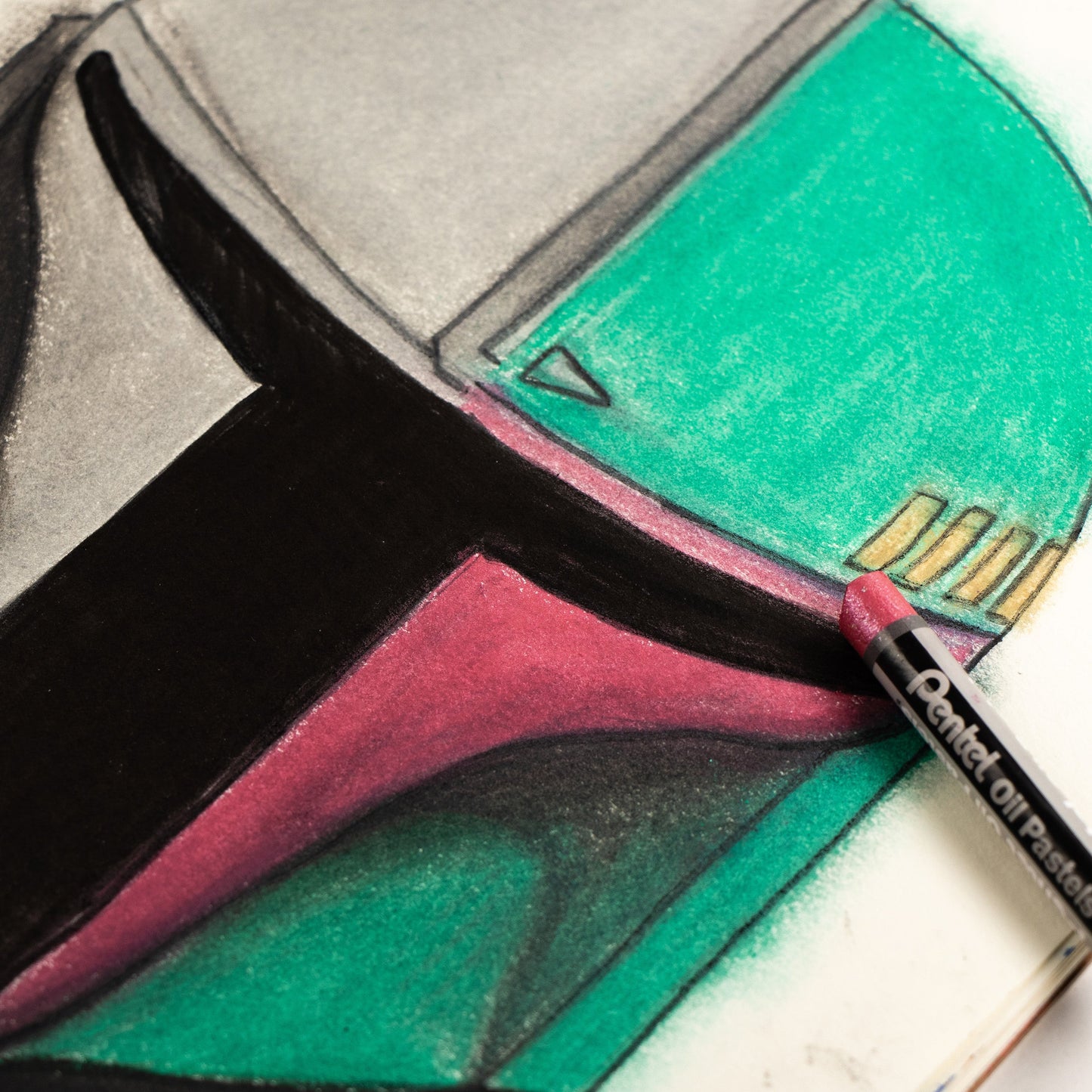 Pentel Arts Metallic Oil Pastels (PHN-M6)