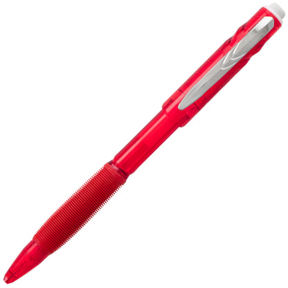 Twist-Erase GT (0.7mm) 1-CLICK Mechanical Pencil Transparent Red (QE207B)