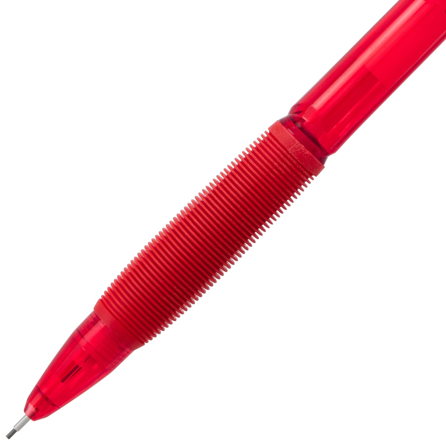Twist-Erase GT (0.7mm) 1-CLICK Mechanical Pencil Transparent Red (QE207B)