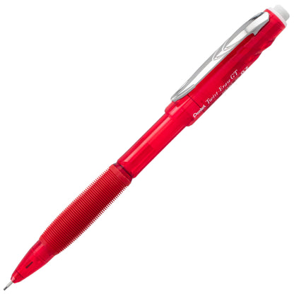 Twist-Erase GT (0.7mm) 1-CLICK Mechanical Pencil Transparent Red (QE207B)