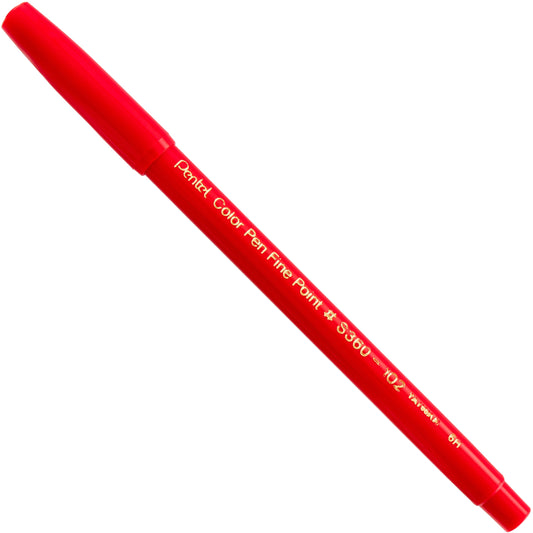 Pentel Arts Color Pen Red (S360-102)
