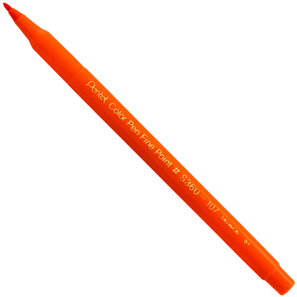 Pentel Arts Color Pen Orange (S360-107)