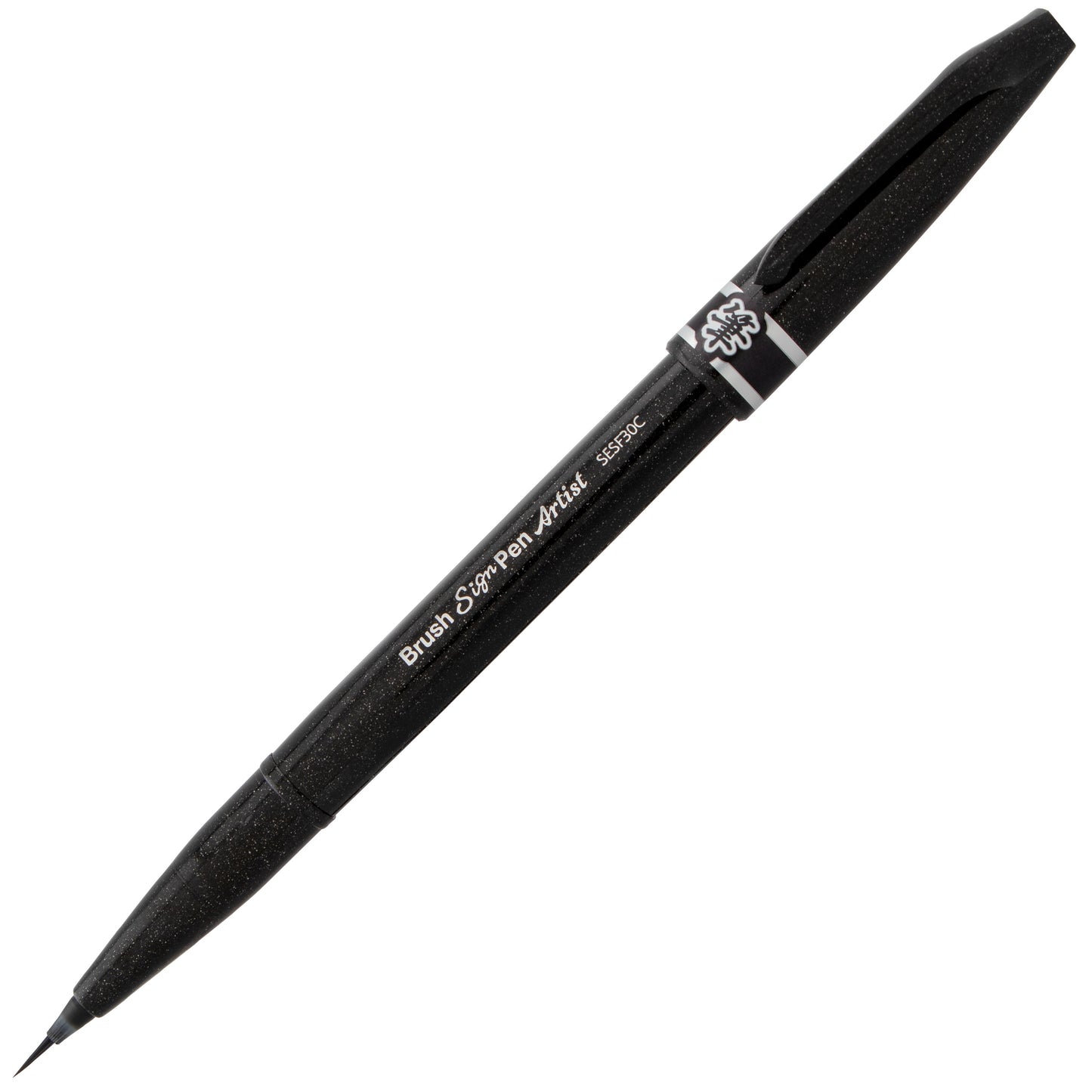 Pentel Arts Sign Pen Micro Brush, Black Ink (SESF30C-A)