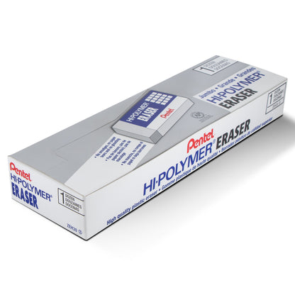 Hi-Polymer Block Eraser, Jumbo Size, White (ZEH-20)