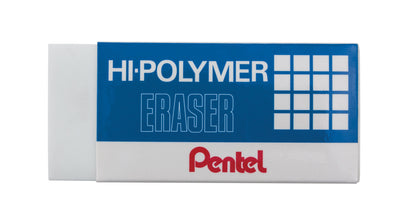 Hi-Polymer Block Eraser, Jumbo Size, White (ZEH-20)