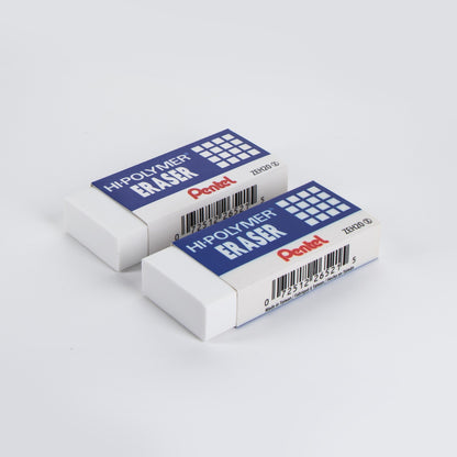 Hi-Polymer Block Eraser, Jumbo Size, White (ZEH-20)