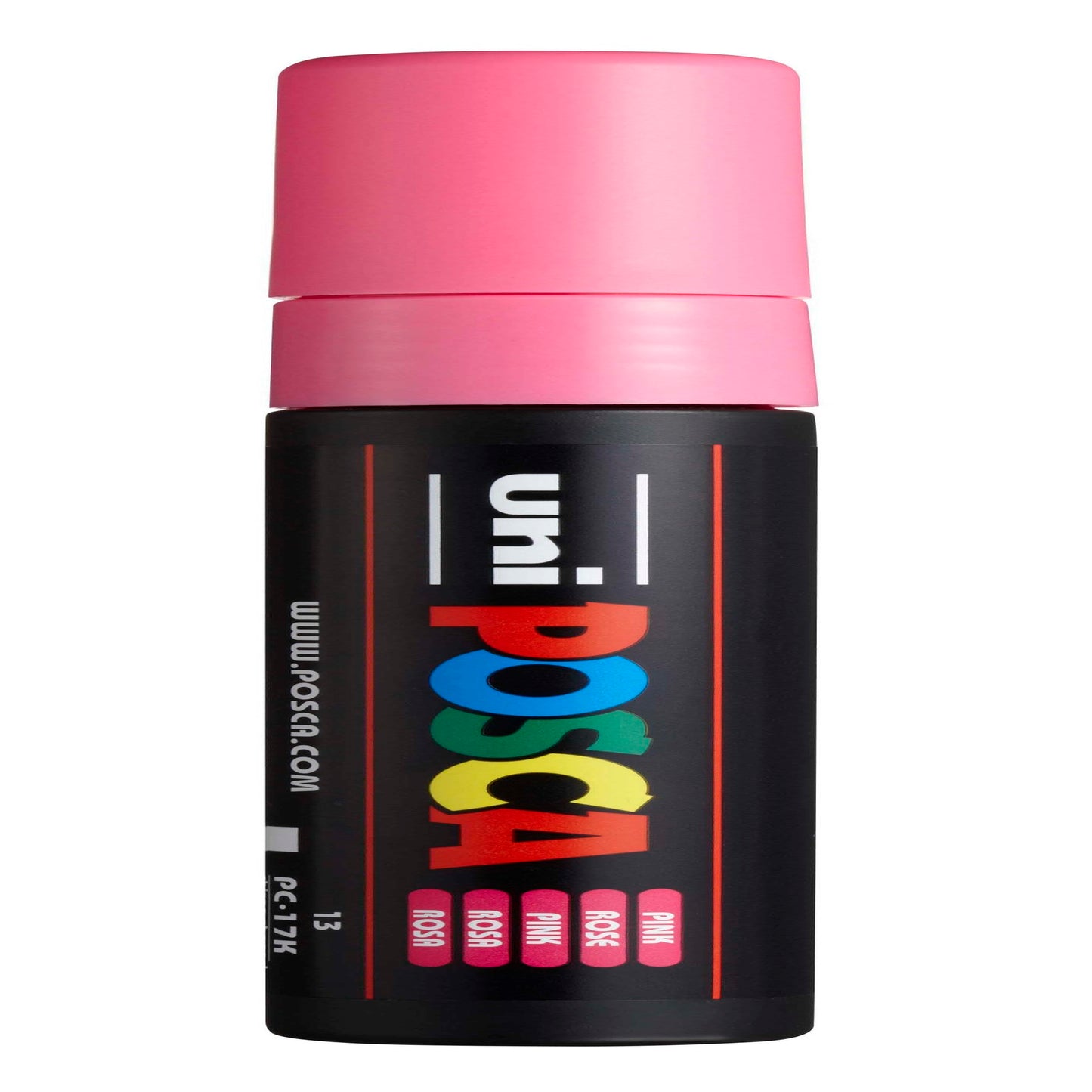 uni® POSCA PC-17K Water-Based Paint Markers, Extra Broad Tip (15mm), Pink