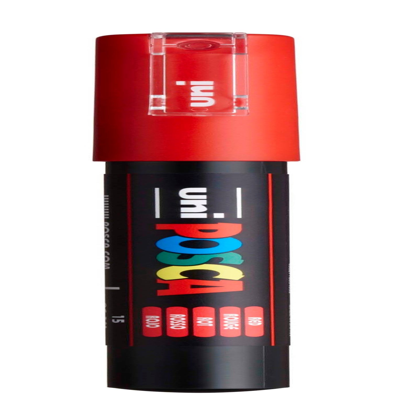 uni® POSCA PC-1M Water-Based Paint Markers, Extra Fine Tip (0.7mm), Red