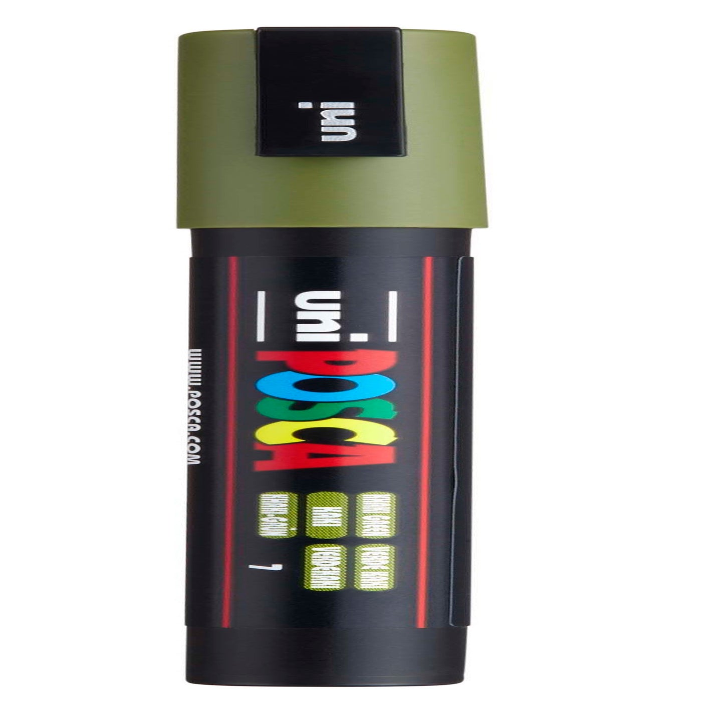 uni® POSCA PC-3M Water-Based Paint Markers, Reversible Fine Tip (0.9-1.3mm), Khaki Green