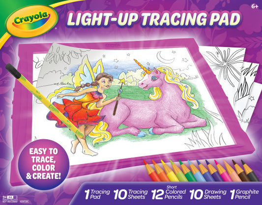 Crayola Light-Up Tracing Pad, Pink (04-0137)