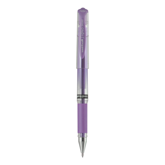 uniball™ Signo Gel Impact Pens, Bold Point (1.0mm), Metallic Violet Ink, 12 Pack