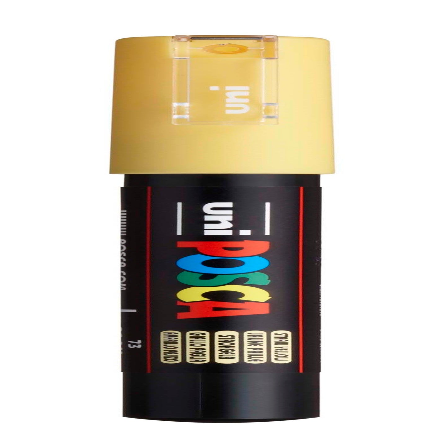 uni® POSCA PC-1M Water-Based Paint Markers, Extra Fine Tip (0.7mm), Straw Yellow